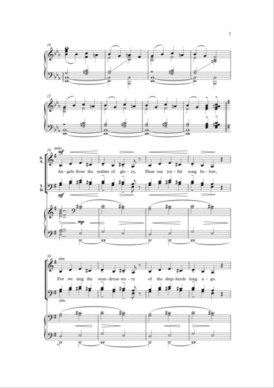 Gloria in excelsis Deo 4-Part scores gallery preview page 3