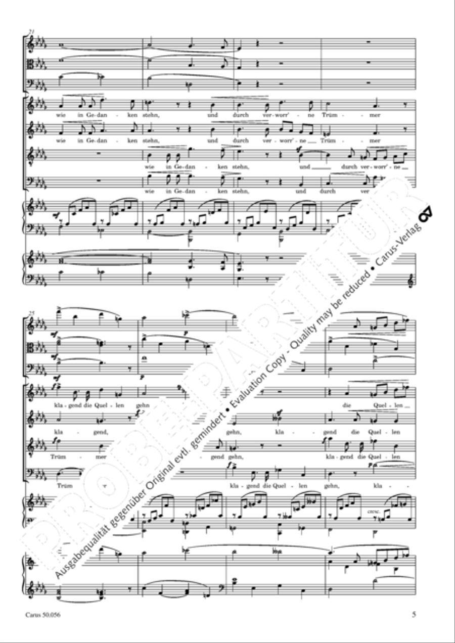 Die Nacht Die Nacht 4-Part scores gallery preview page 6