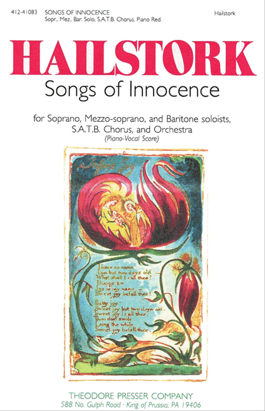 Book cover for Songs of Innocence