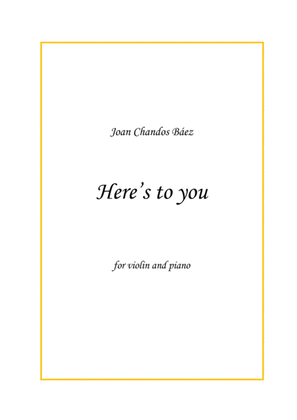 Book cover for Here's To You