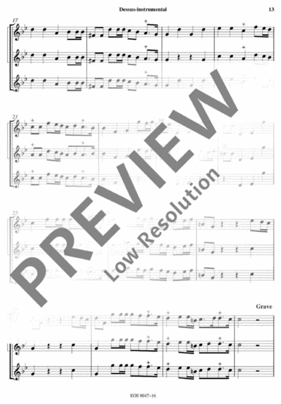 Messe de Mort Flute scores gallery preview page 13