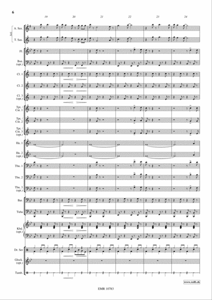 Down By The Riverside Concert Band scores gallery preview page 7