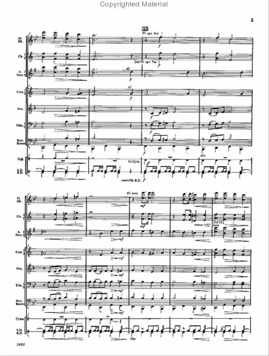Eastern Seaboard Concert Band scores gallery preview page 5