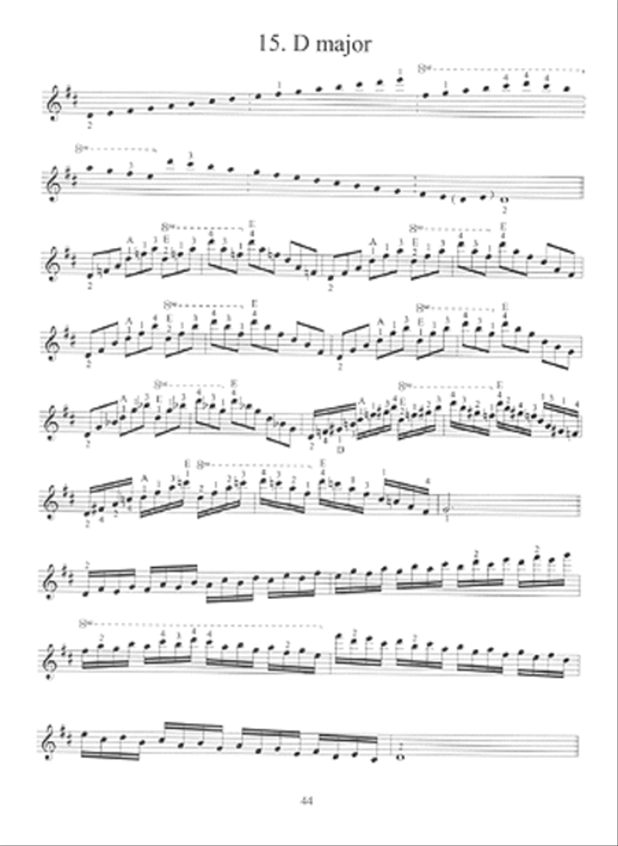 Daily Scale Exercises for Violin Violin scores gallery preview page 3