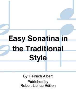 Easy Sonatina in the Traditional Style