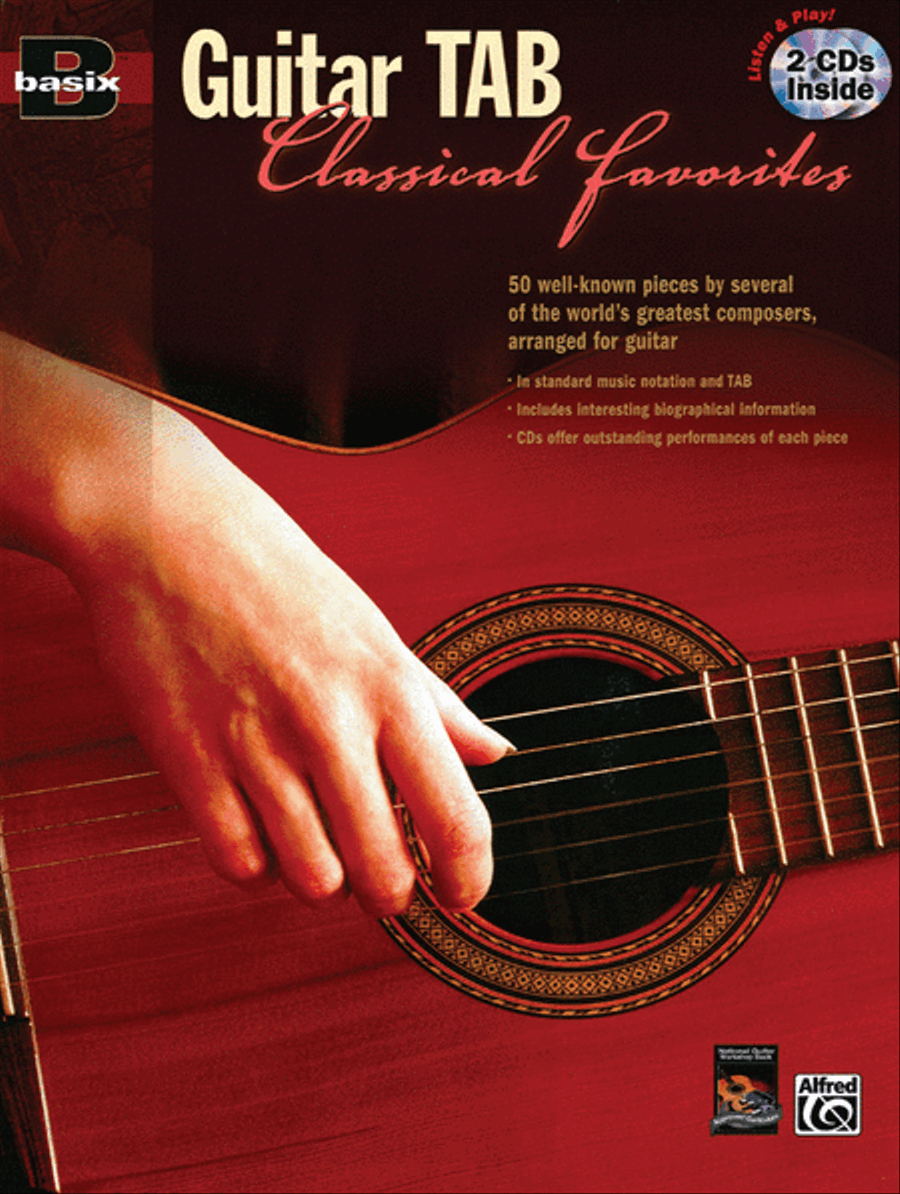 Basix Guitar TAB Classical Favorites Acoustic Guitar scores gallery preview page 1
