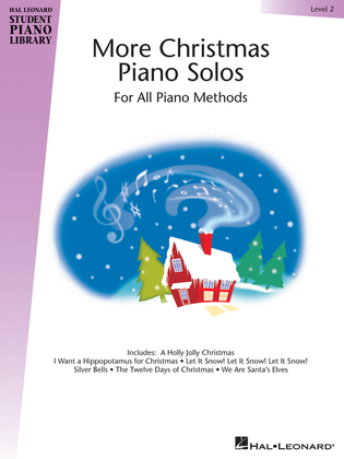Book cover for More Christmas Piano Solos – Level 2