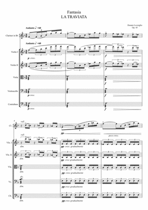 Fantasia La Traviata Op. 45