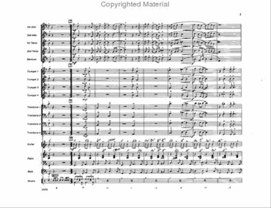 Gospel John Gospel John Jazz Ensemble scores gallery preview page 3