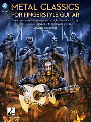 Book cover for Metal Classics for Fingerstyle Guitar