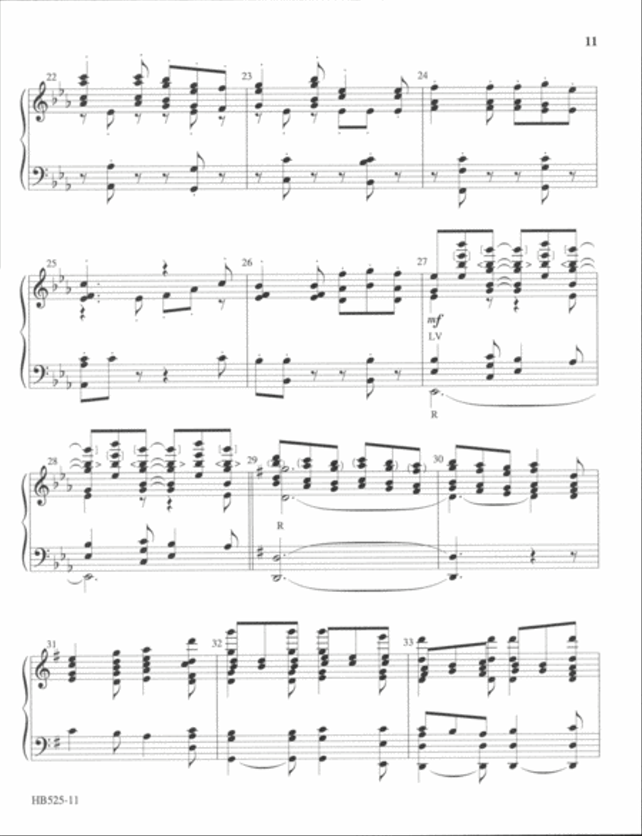 Three Tunes from Southern Harmony 5-Octaves scores gallery preview page 9