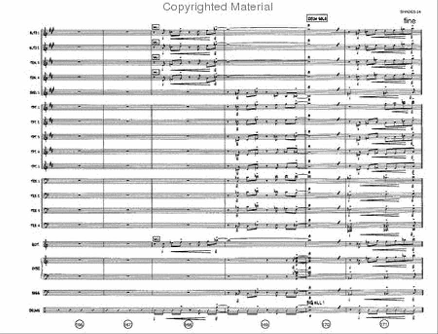 Shades On, Roof Down! Jazz Ensemble scores gallery preview page 23