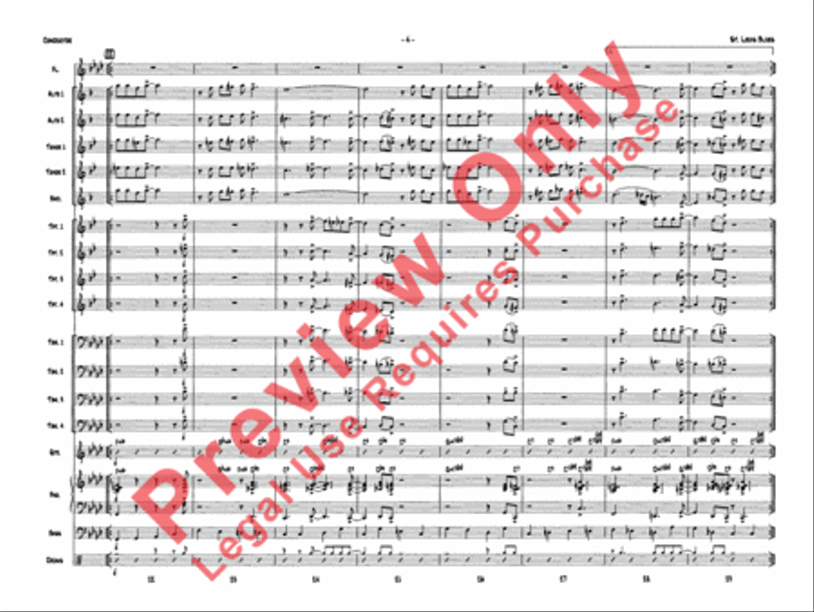St. Louis Blues Jazz Ensemble scores gallery preview page 7