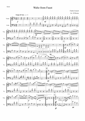 Gounod - Waltz from Faust - String duet