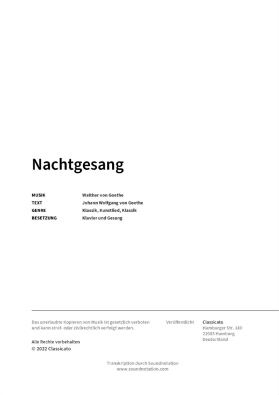 Nachtgesang Voice Solo scores gallery preview page 2