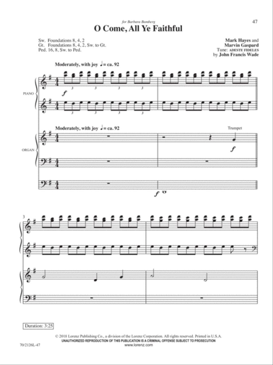 O God, Our Help in Ages Past Organ scores gallery preview page 5