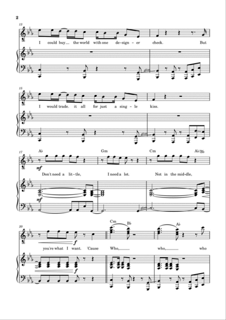 Who Voice scores gallery preview page 3