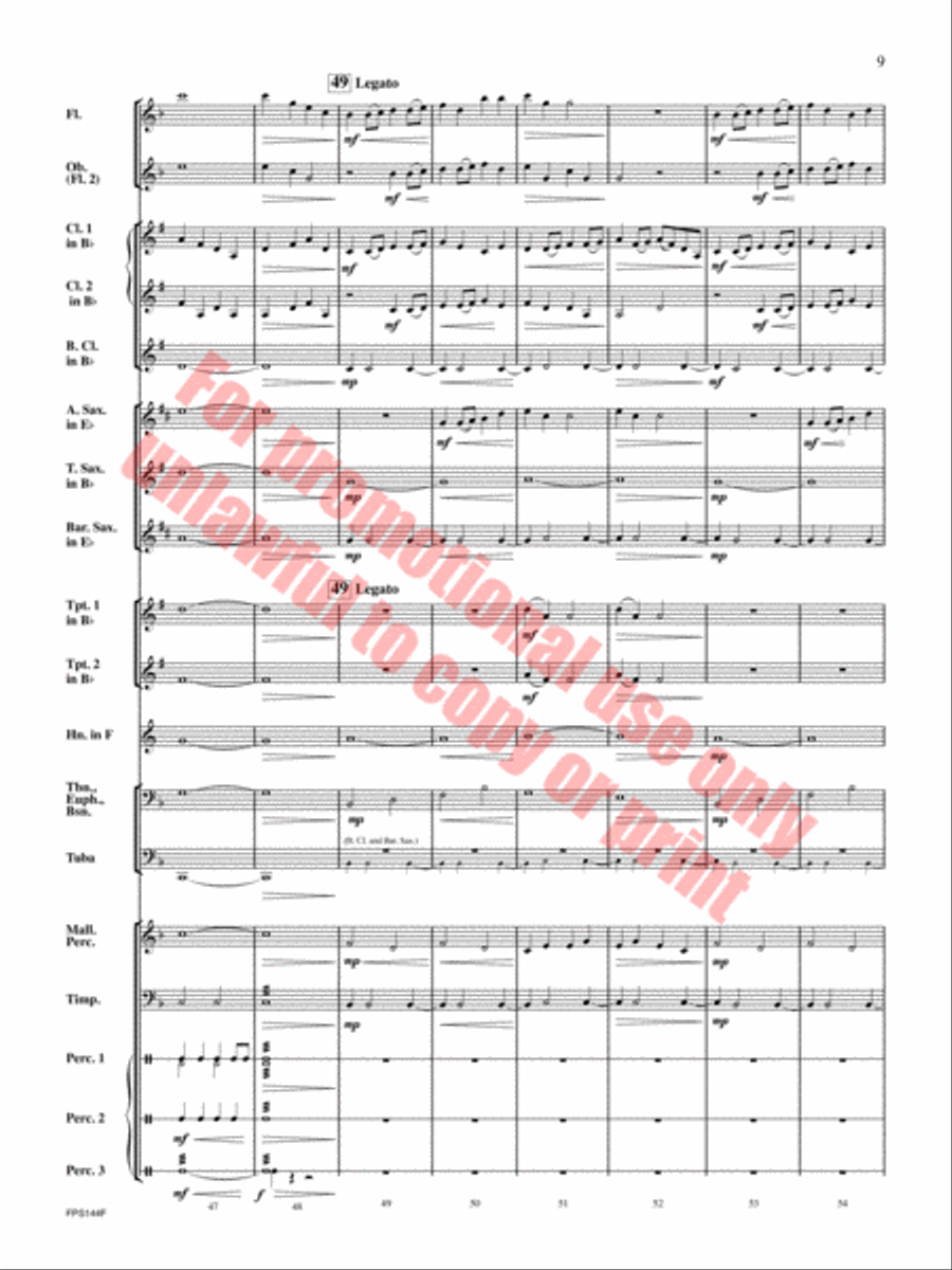 Greenwood Lake Concert Band scores gallery preview page 10