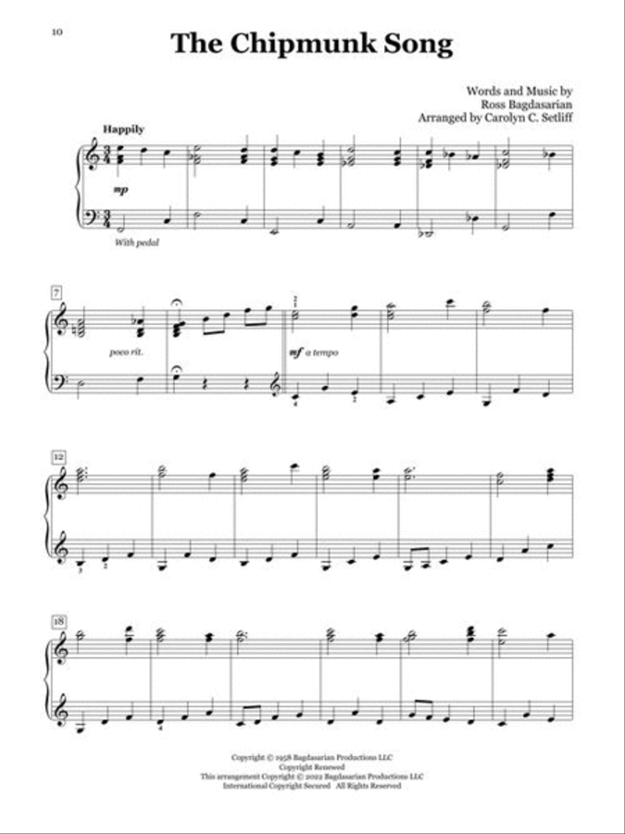 Christmas Pop Favorites for Piano Solo Piano Solo scores gallery preview page 7