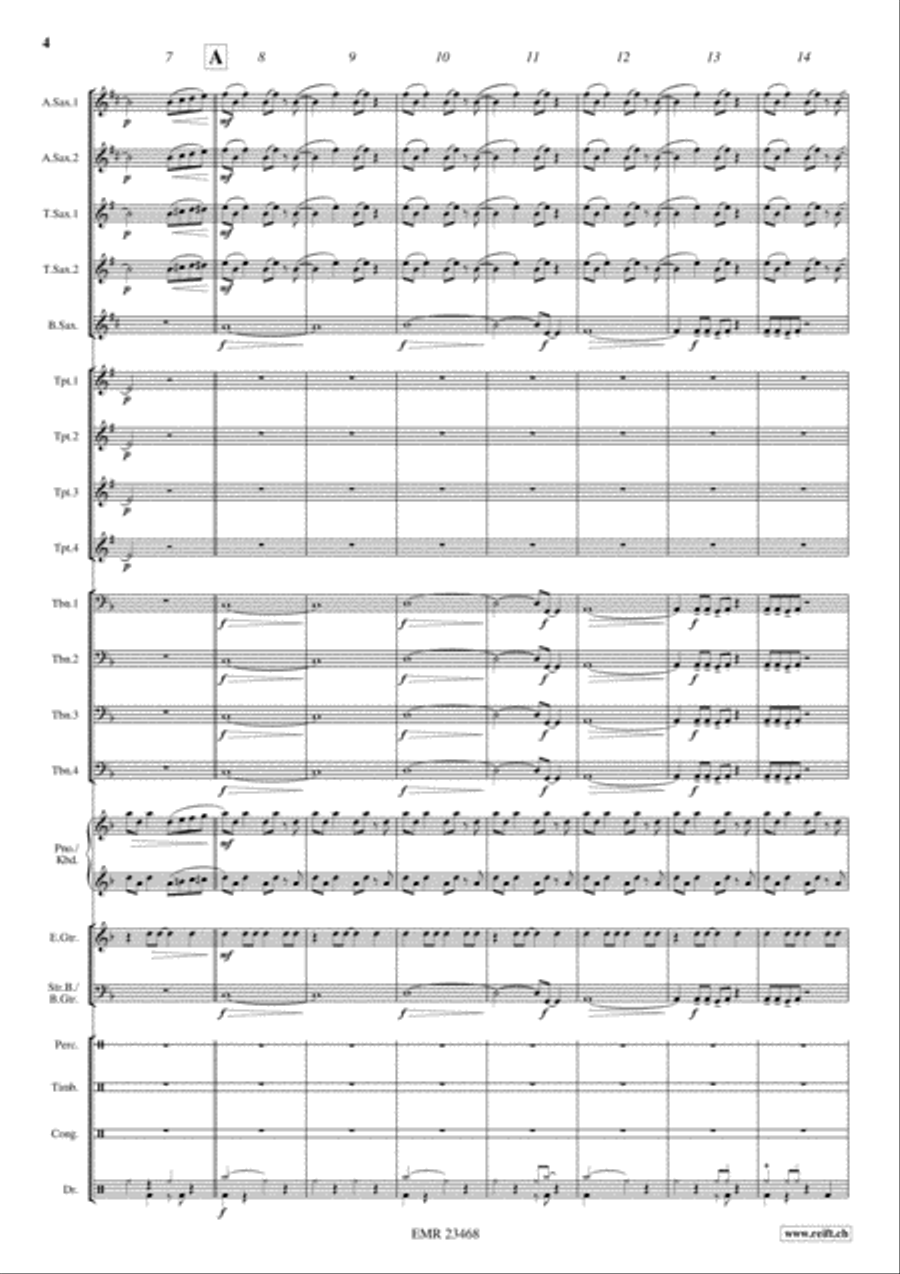 Starsky & Hutch Big Band scores gallery preview page 4