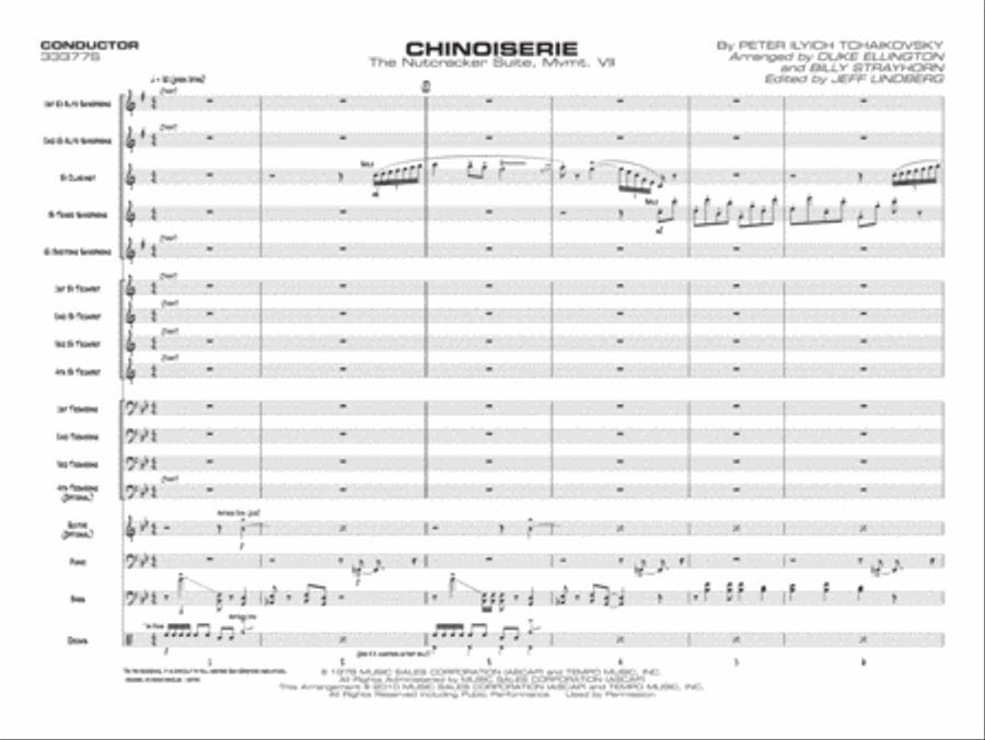 The Nutcracker Suite Jazz Ensemble scores gallery preview page 53