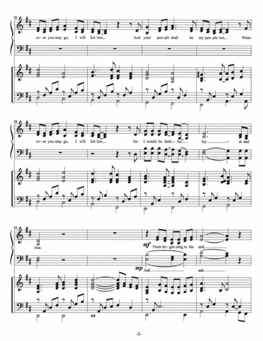 Wherever You May Go (SATB anthem) image number null