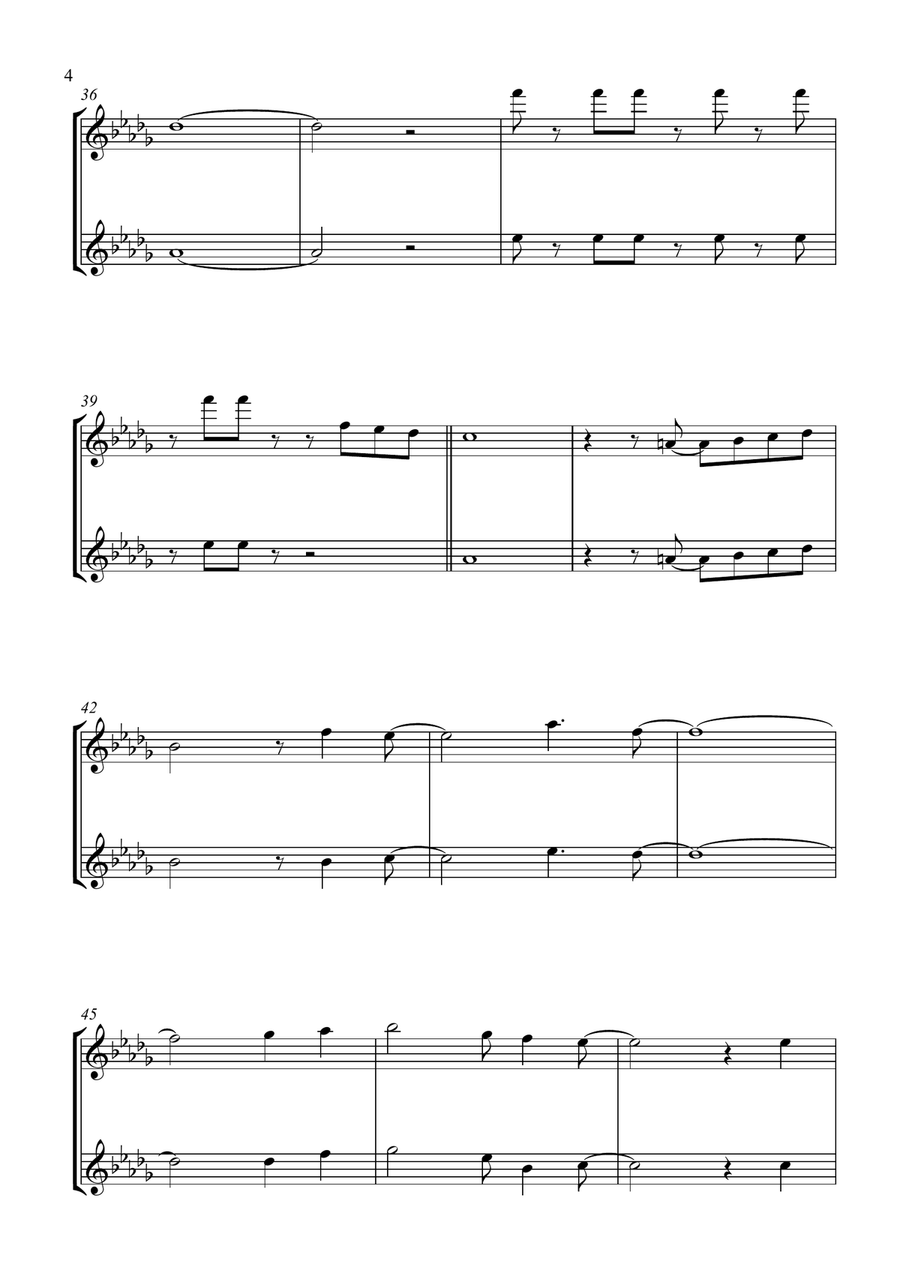 From The Start Flute Duet scores gallery preview page 4