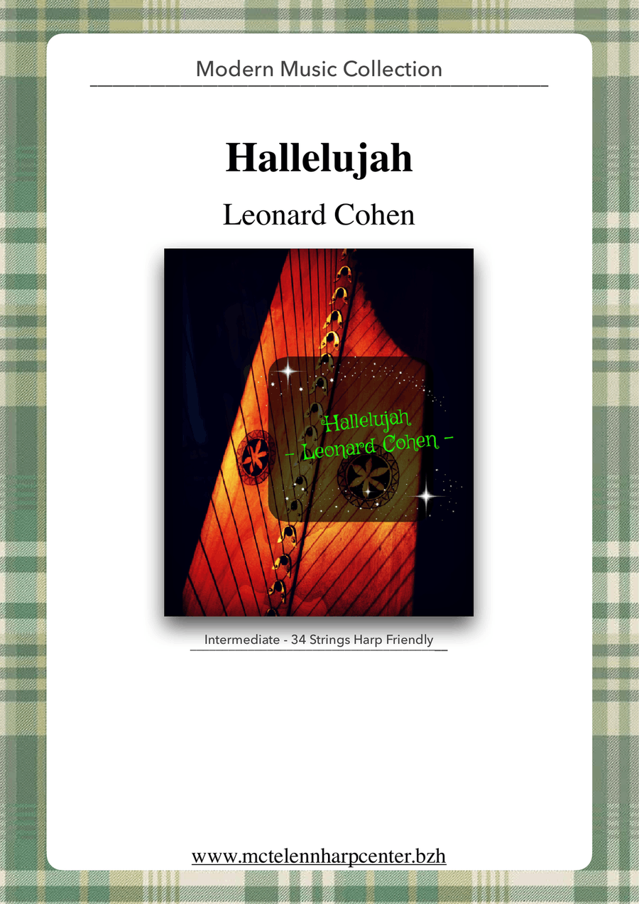 Hallelujah Hallelujah Celtic Harp scores gallery preview page 1