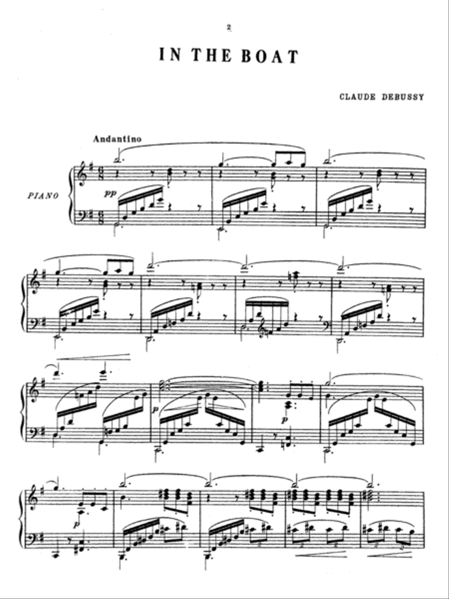 En Bateau (from Petite Suite) Small Ensemble scores gallery preview page 3
