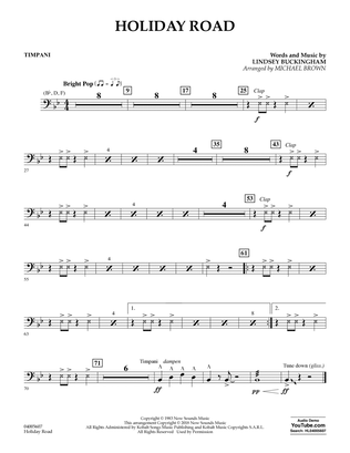 Holiday Road (from National Lampoon's Vacation) (arr. Michael Brown) - Timpani