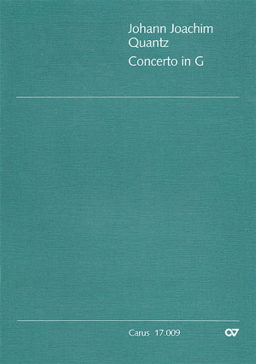 Flute Concerto in G major (Concerto per Flauto in G) Flute scores gallery preview page 1