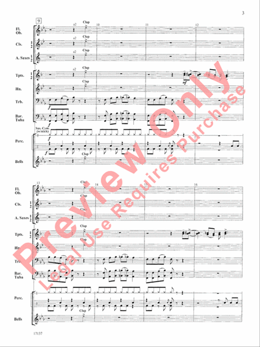 The Bottom Line Concert Band scores gallery preview page 4