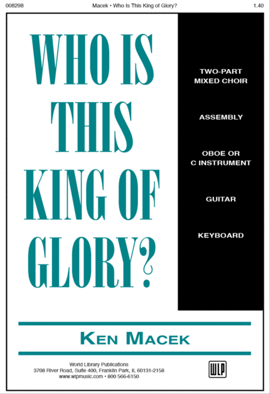 Who is the King of Glory? 2-Part scores gallery preview page 1