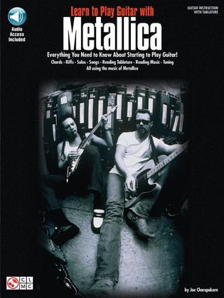 Book cover for Learn to Play Guitar with Metallica