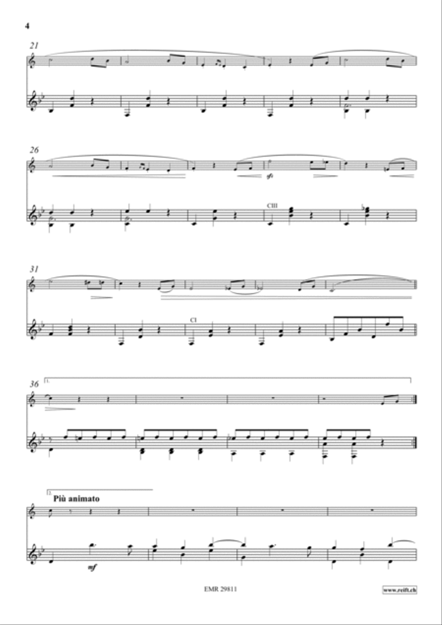 Valse Guitar scores gallery preview page 4