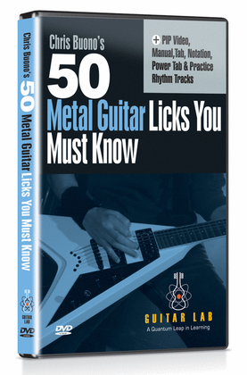 50 Metal Licks You Must Know (DVD)