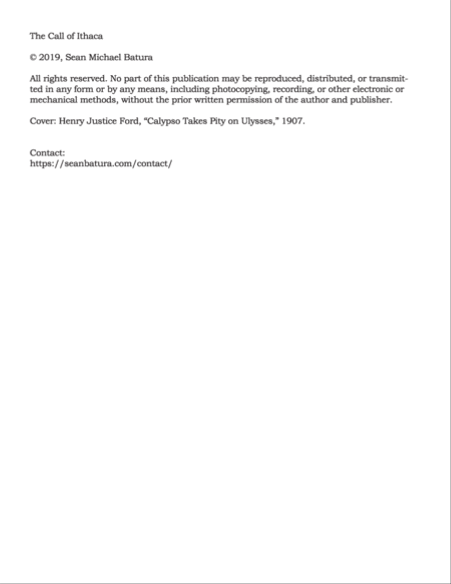 The Call of Ithaca (Guitar Quartet) Guitar Ensemble scores gallery preview page 2