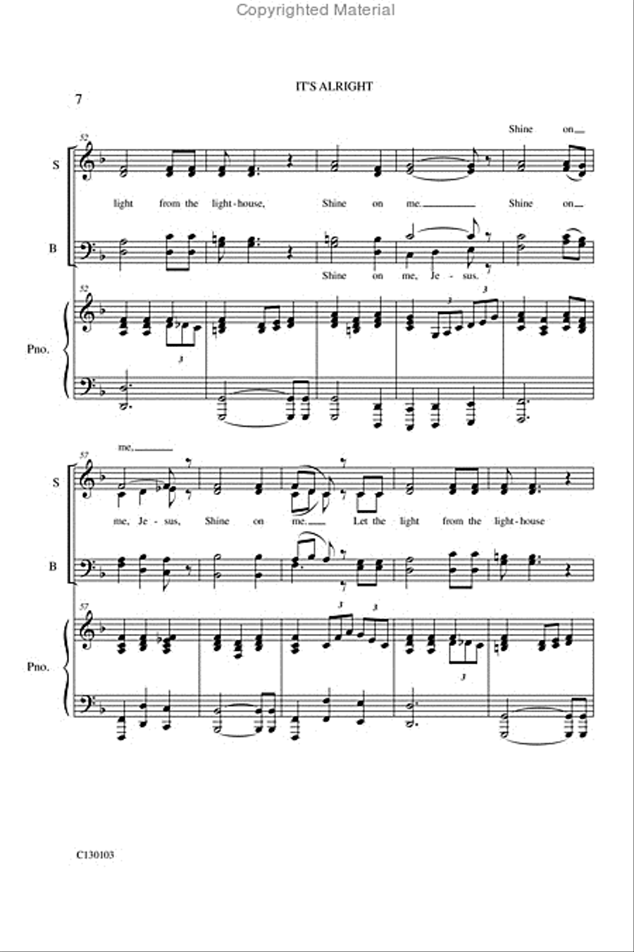 It's Alright Medley It's Alright Medley 4-Part scores gallery preview page 9