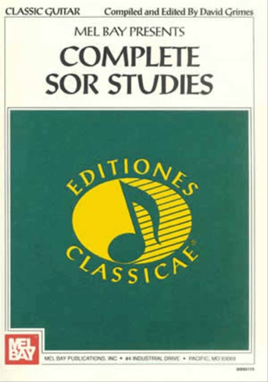 Complete Sor Studies for Classic Guitar Acoustic Guitar scores gallery preview page 1