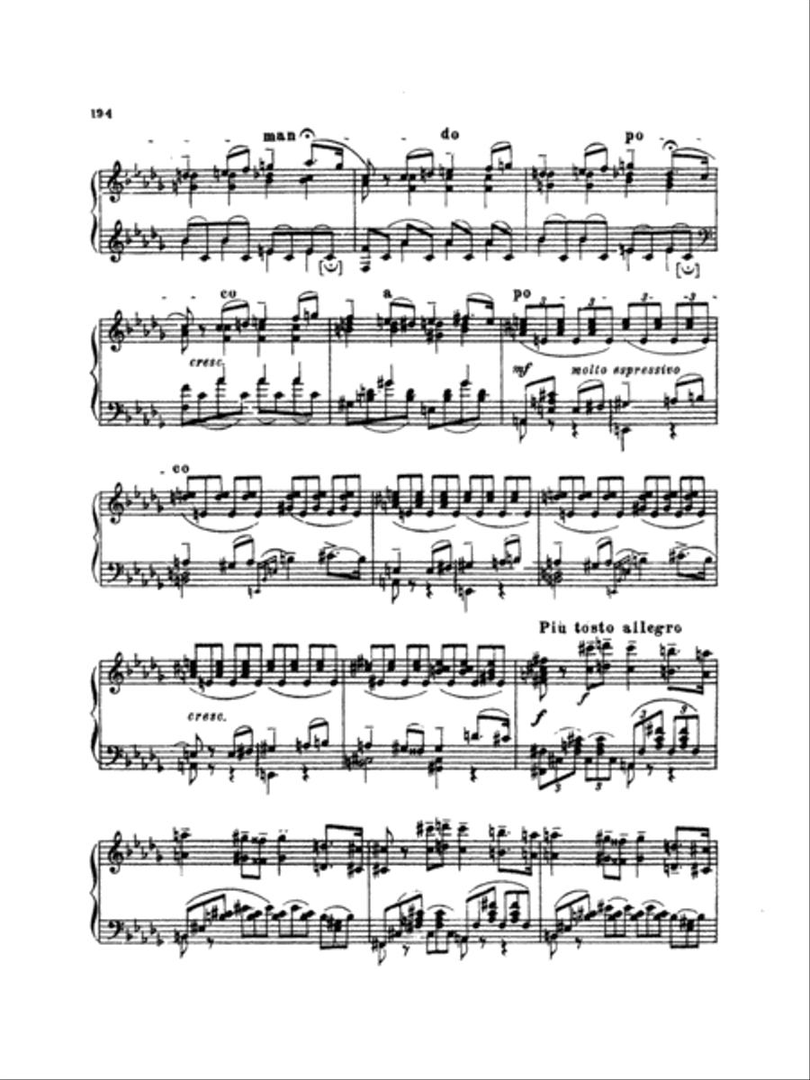 Tchaikovsky: Eighteen Piano Pieces, Op. 72; Aveu Passionne; Valse, Op. 40, No. 9, 1st Version Piano Solo scores gallery preview page 3