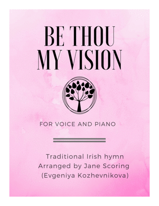 Book cover for Be Thou My Vision (voice and piano)