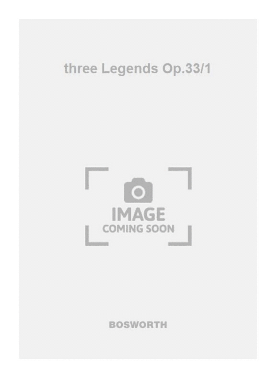 three Legends Op.33/1 Piano Solo scores gallery preview page 1