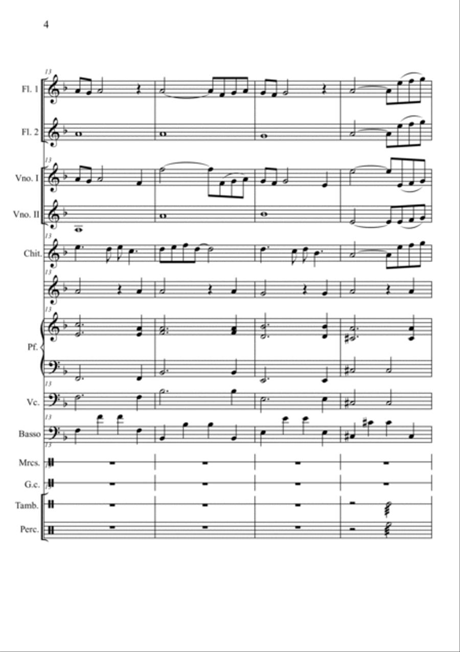 Sinfonia Per Un Addio Sinfonia Per Un Addio Large Ensemble scores gallery preview page 4