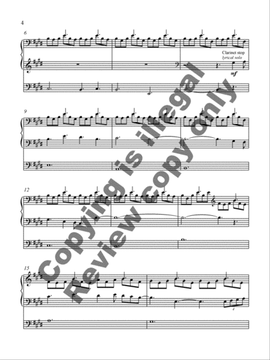 Beside the Still Waters Organ Solo scores gallery preview page 8