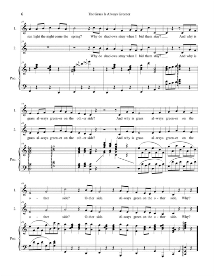 The Tale of the Three Billy Goats Gruff - Score