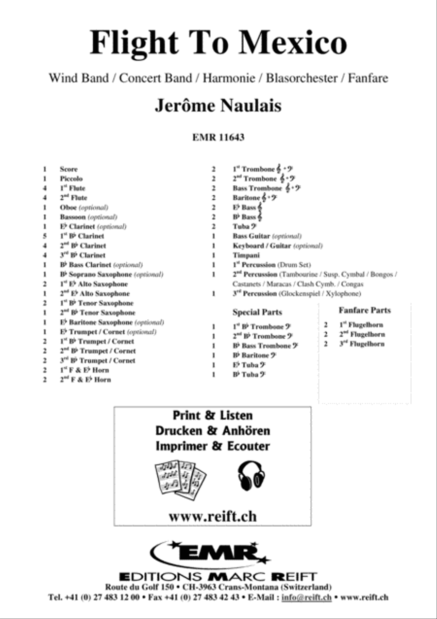 Flight To Mexico Concert Band scores gallery preview page 2