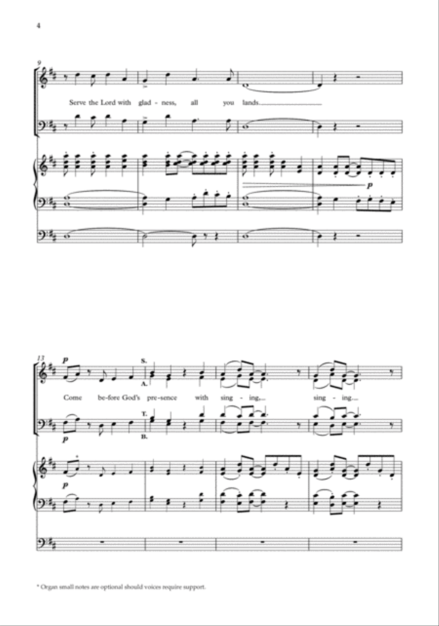 Make a joyful noise 4-Part scores gallery preview page 4