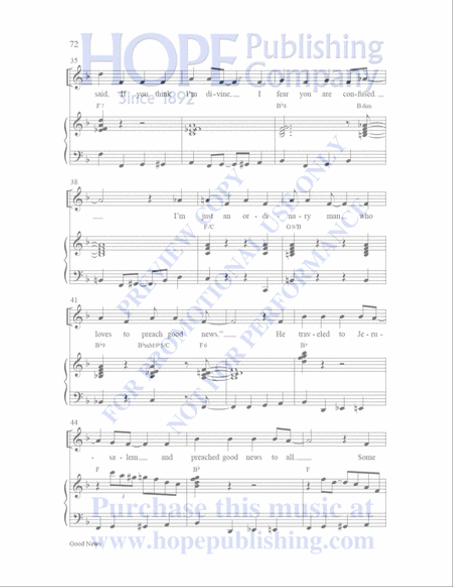 Sailor's Bible Children's Choir scores gallery preview page 73
