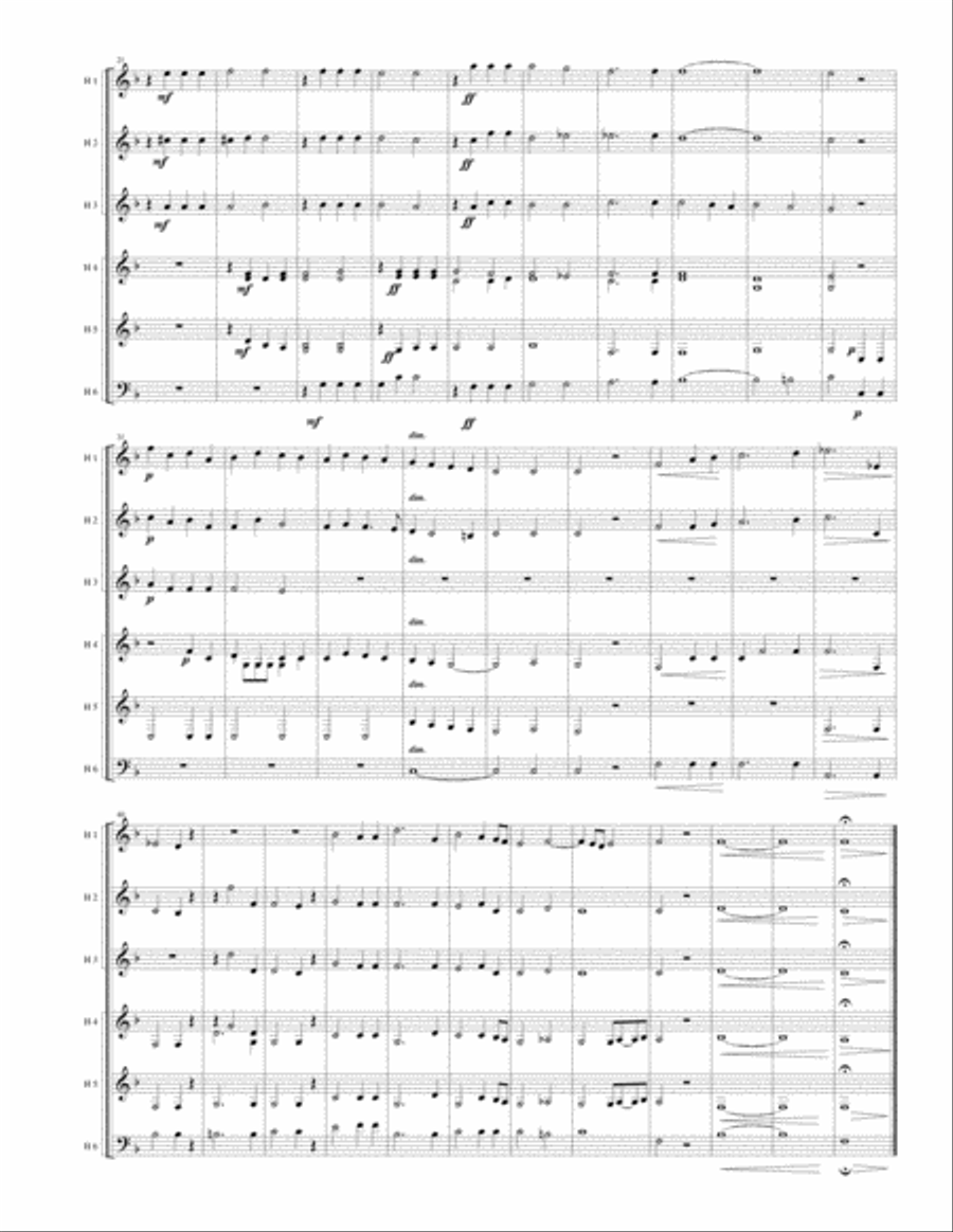 Bruckner - Ave Maria Brass Ensemble scores gallery preview page 2