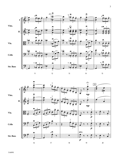 Allegro Giocoso (From Symphony No. 4): Score